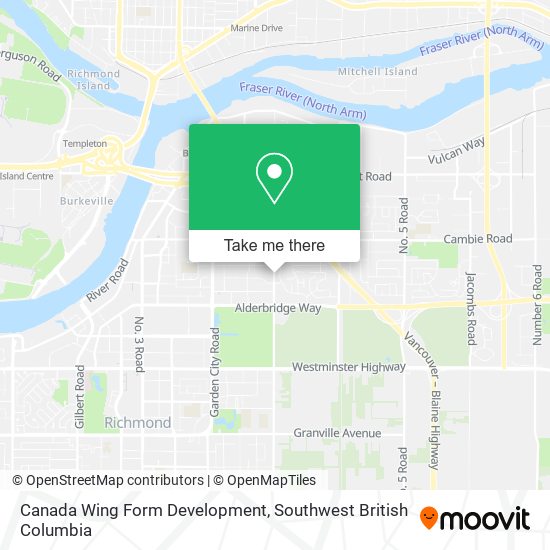 Canada Wing Form Development map