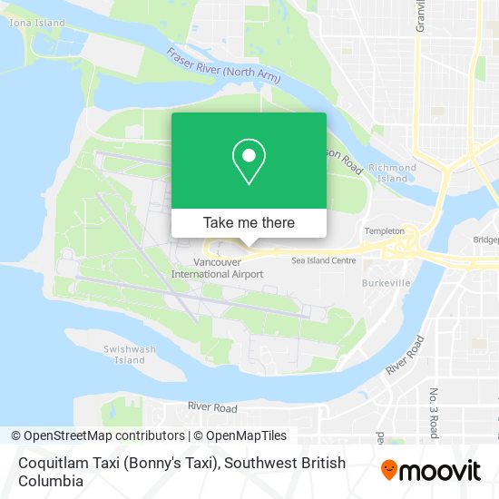 Coquitlam Taxi (Bonny's Taxi) map