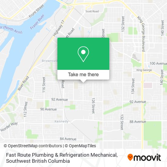 Fast Route Plumbing & Refrigeration Mechanical map