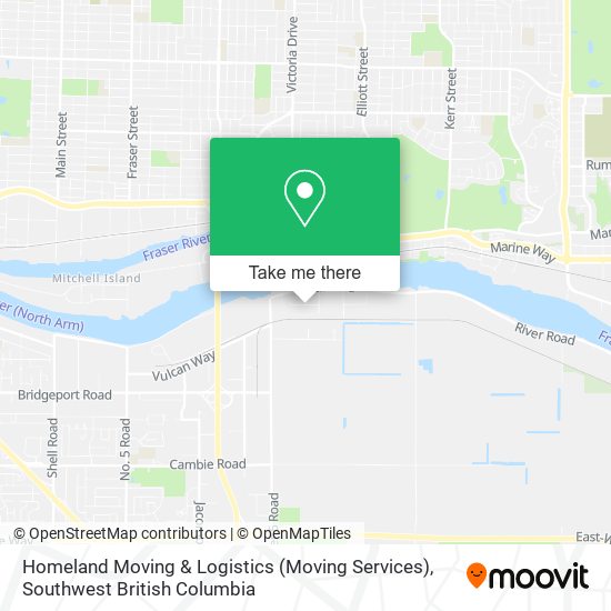 Homeland Moving & Logistics (Moving Services) map