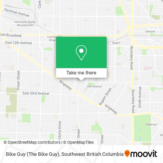 Bike Guy (The Bike Guy) map