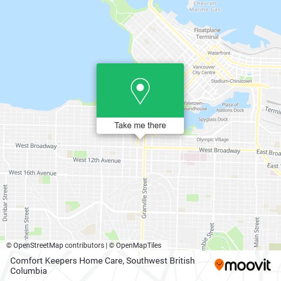 Comfort Keepers Home Care map