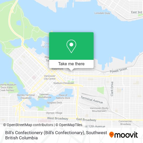 Bill's Confectionery (Bill's Confectionary) map