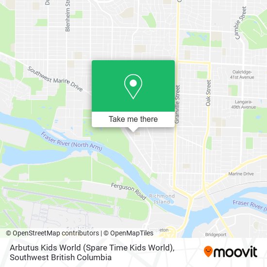 Arbutus Kids World (Spare Time Kids World) map