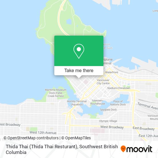 Thida Thai (Thida Thai Resturant) plan