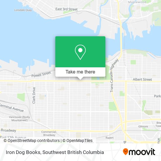 Iron Dog Books map