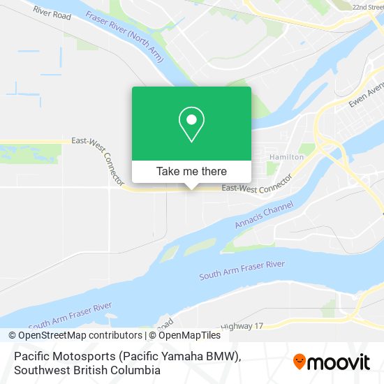 Pacific Motosports (Pacific Yamaha BMW) map