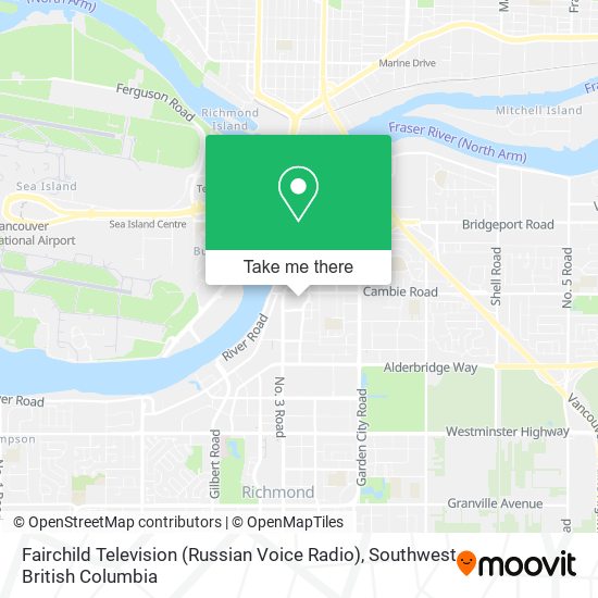 Fairchild Television (Russian Voice Radio) map