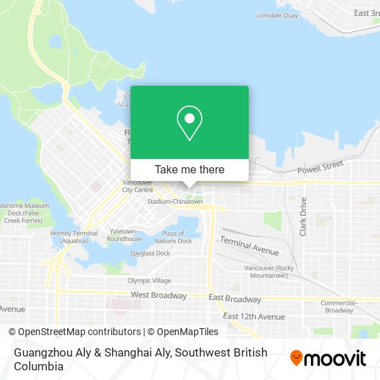 Guangzhou Aly & Shanghai Aly map