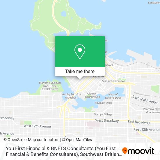 You First Financial & BNFTS Consultants map
