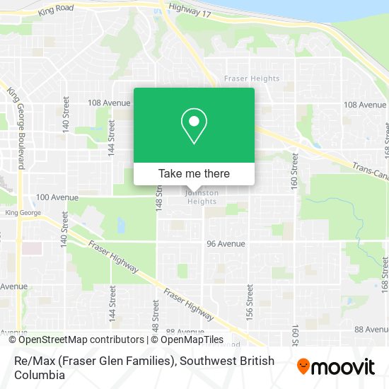 Re/Max (Fraser Glen Families) map