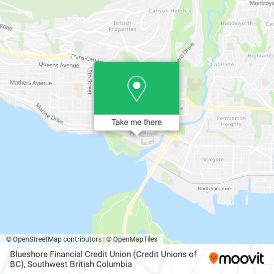 Blueshore Financial Credit Union (Credit Unions of BC) plan