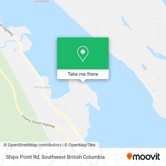 Ships Point Rd map