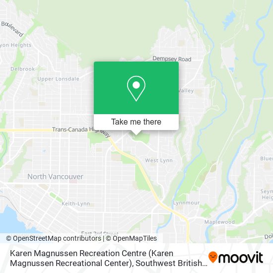 Karen Magnussen Recreation Centre (Karen Magnussen Recreational Center) map