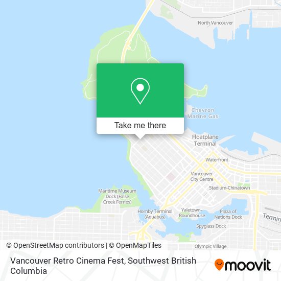 Vancouver Retro Cinema Fest map