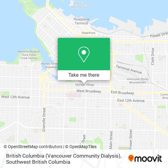 British Columbia (Vancouver Community Dialysis) plan