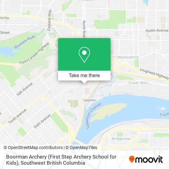 Boorman Archery (First Step Archery School for Kids) map