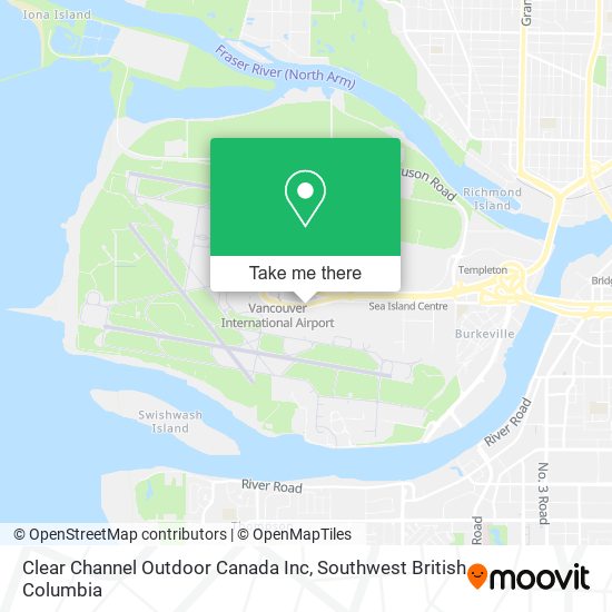Clear Channel Outdoor Canada Inc map