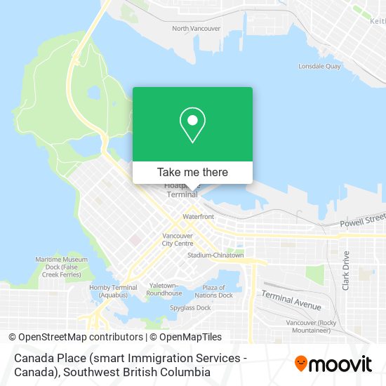 Canada Place (smart Immigration Services - Canada) map