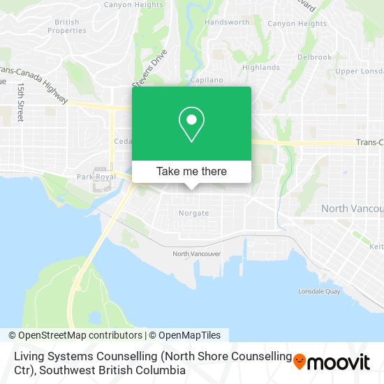 Living Systems Counselling (North Shore Counselling Ctr) plan