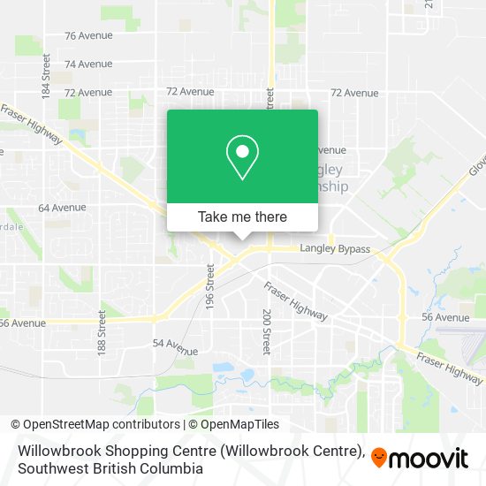 Willowbrook Shopping Centre (Willowbrook Centre) map