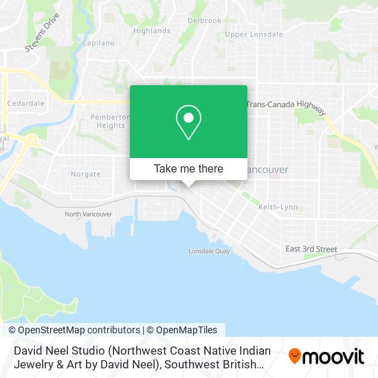 David Neel Studio (Northwest Coast Native Indian Jewelry & Art by David Neel) map