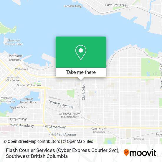 Flash Courier Services (Cyber Express Courier Svc) map