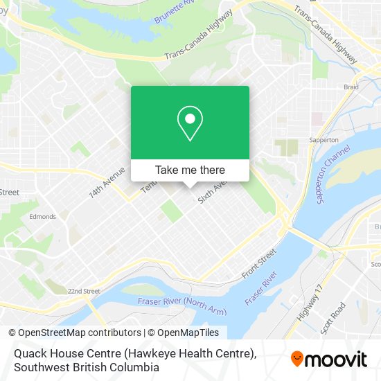 Quack House Centre (Hawkeye Health Centre) map