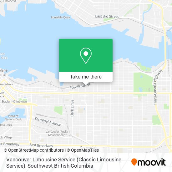 Vancouver Limousine Service (Classic Limousine Service) map
