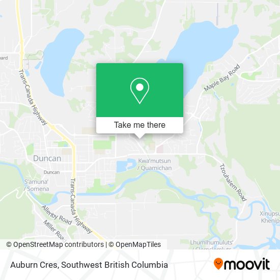 Auburn Cres map