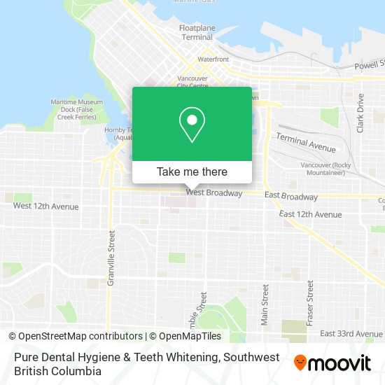 Pure Dental Hygiene & Teeth Whitening map