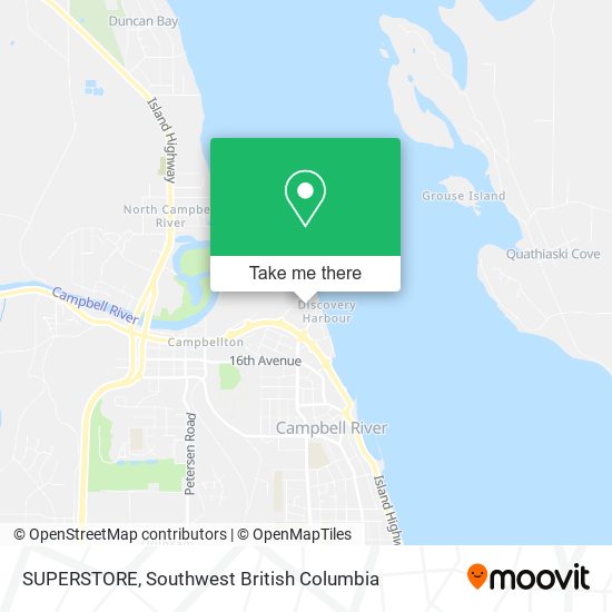 SUPERSTORE map