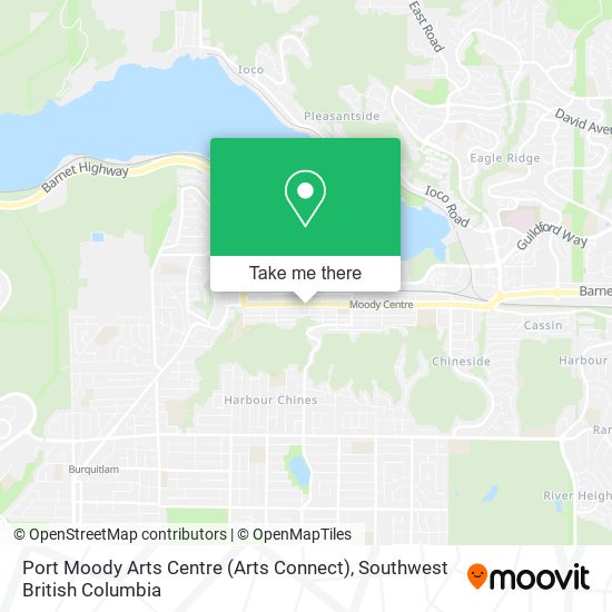 Port Moody Arts Centre (Arts Connect) map