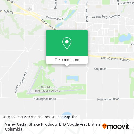 Valley Cedar Shake Products LTD map