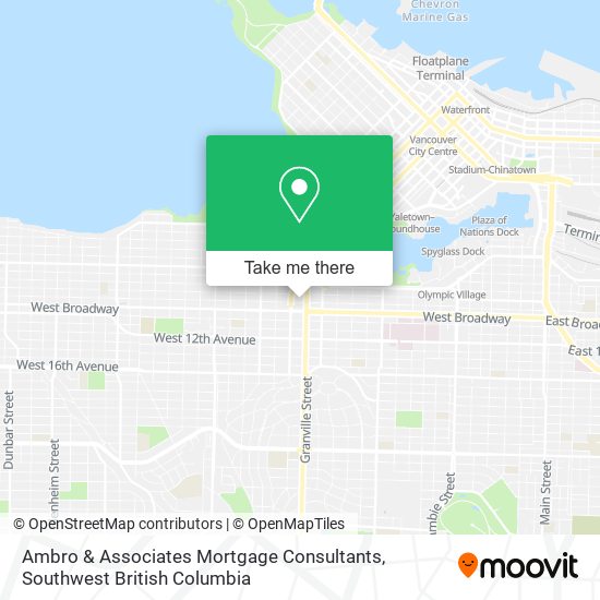 Ambro & Associates Mortgage Consultants map