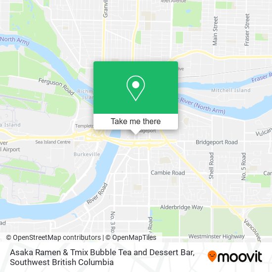 Asaka Ramen & Tmix Bubble Tea and Dessert Bar map