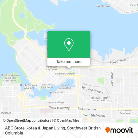 ABC Store Korea & Japan Living plan