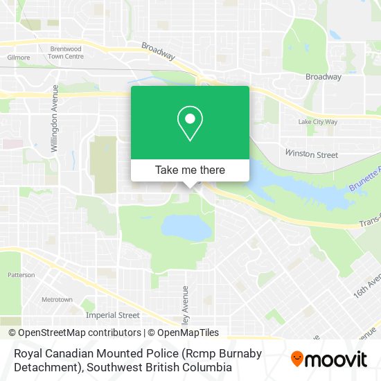 Royal Canadian Mounted Police (Rcmp Burnaby Detachment) map