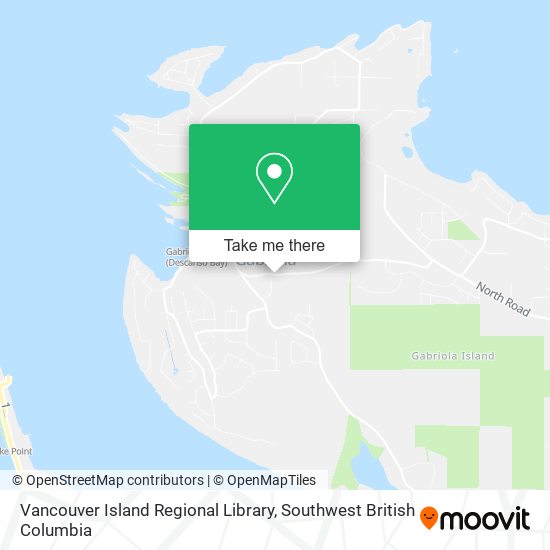 Vancouver Island Regional Library map