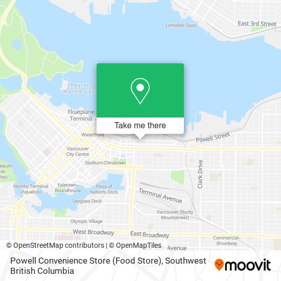 Powell Convenience Store (Food Store) map