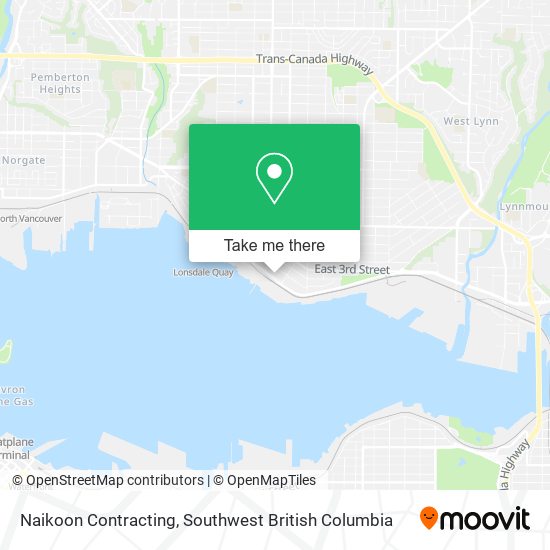 Naikoon Contracting map