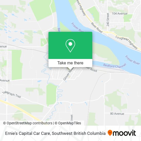 Ernie's Capital Car Care map