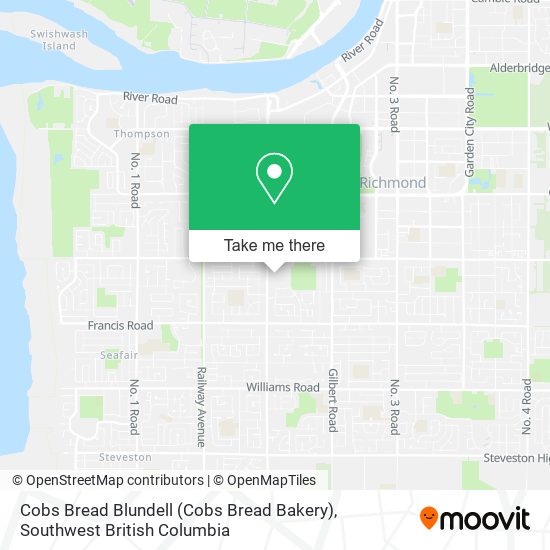 Cobs Bread Blundell (Cobs Bread Bakery) map