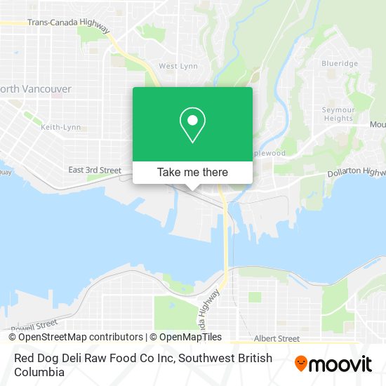 Red Dog Deli Raw Food Co Inc map