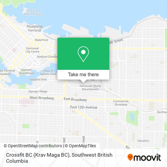 Crossfit BC (Krav Maga BC) map