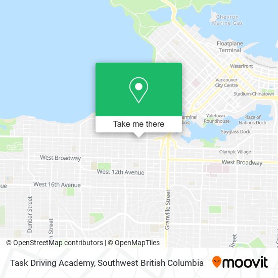 Task Driving Academy map