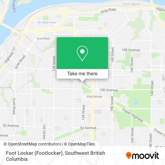 Foot Locker (Footlocker) map