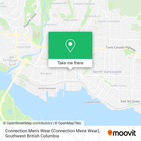 Connection Men's Wear (Connection Mens Wear) map