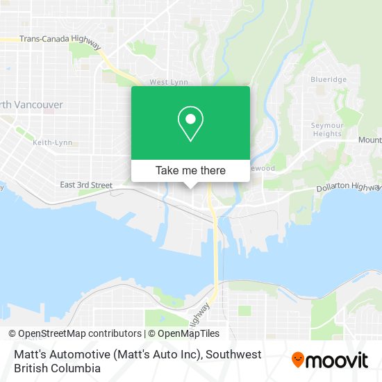 Matt's Automotive (Matt's Auto Inc) map