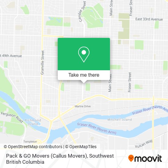 Pack & GO Movers (Callus Movers) map